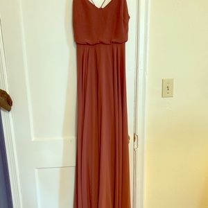 Jenny Yoo Inesse- cinnamon rose, size 6